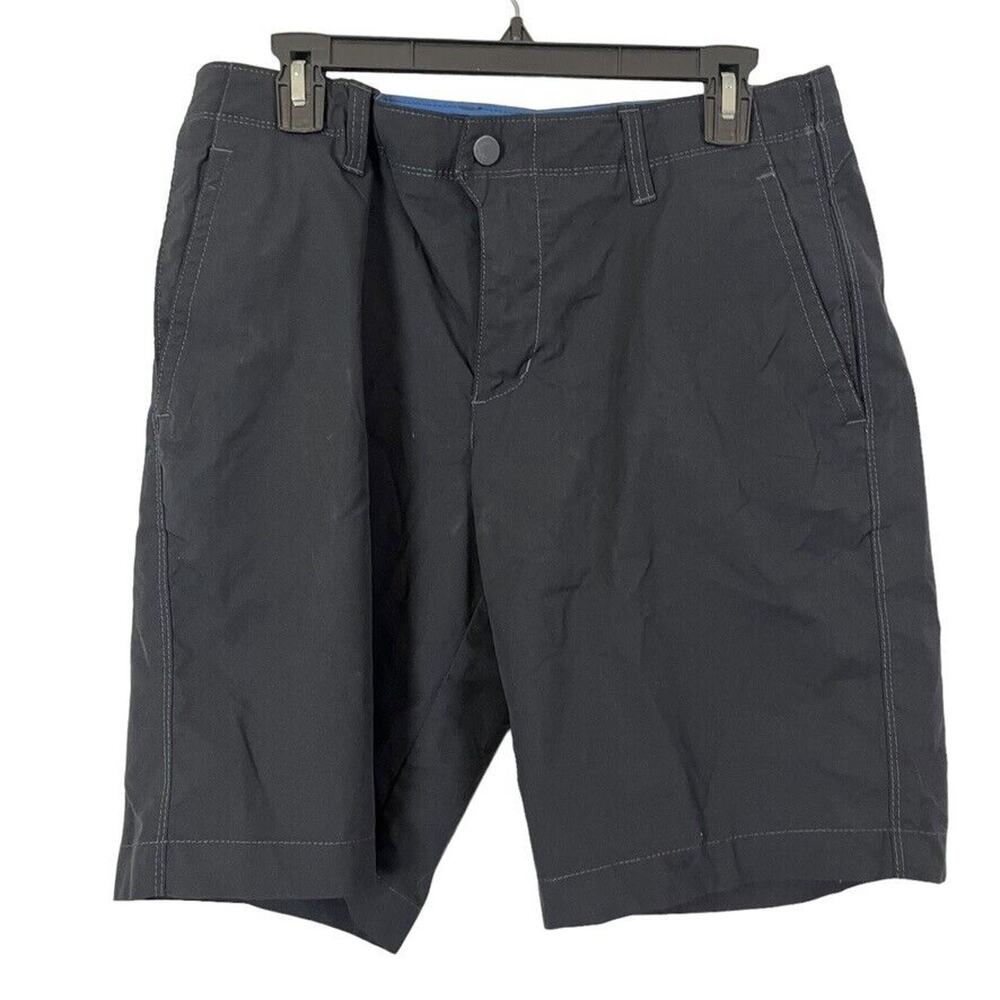 Tommy Bahama Mens Navy Blue Stretch Waistband Golf Summer 9" Shorts sz 32